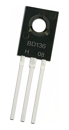 Transistor Bipolar Bd136 (6 Peças) Bd136 Bd-136