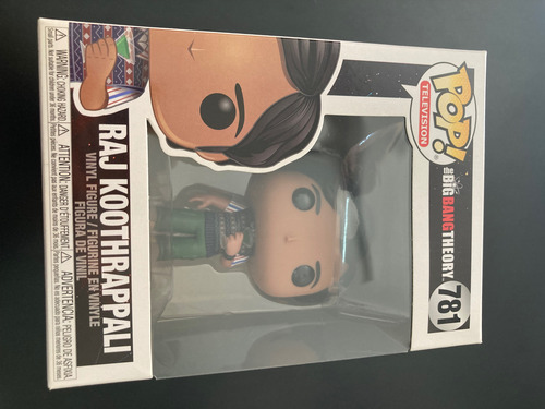 Raj Koothrappali #781 Big Bang Theory Funko Pop! (Usado)