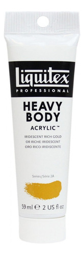 Pintura acrílica Iridescent Rich Gold 235 S2a Heavy Body, 59 ml