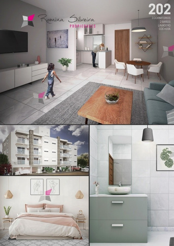 Apartamento En Mansa 3 Dormitorios- Ref: 9511