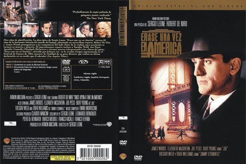 Erase Una Vez En América - Robert De Niro - 2 Dvds