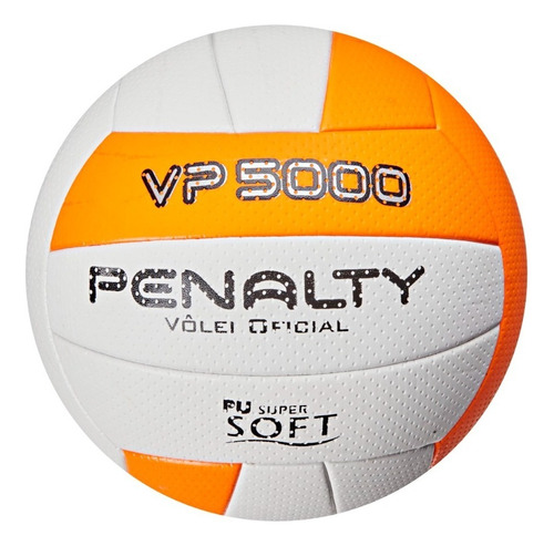 Bola De Vôlei Vp 5000 X Branca E Laranja Penalty