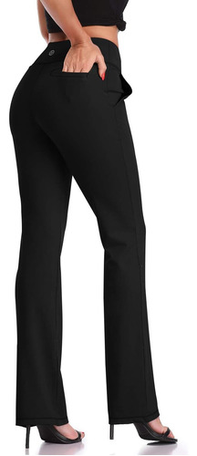 Dayoung Pantalones De Yoga Con Corte De Bota Para Mujer, Pan