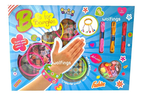 Juego Kit Para Armar Pulseras Bijou Infantil Juguete