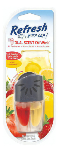 Perfume Auto Difusor Refresh Your Car Dual Limonada Frutilla