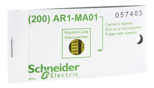 Anillos Identificadores Schneider X 200 Nros N°0 Ar1ma010