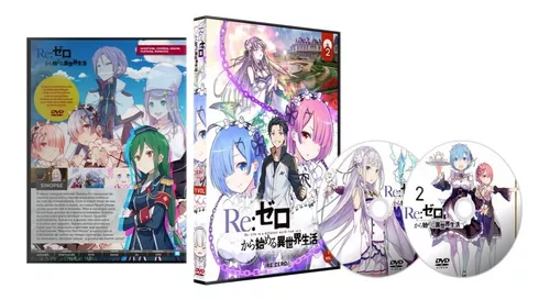 Box Dvd Konosuba E Filme + Re Zero 1 E 2 + Death March + 2