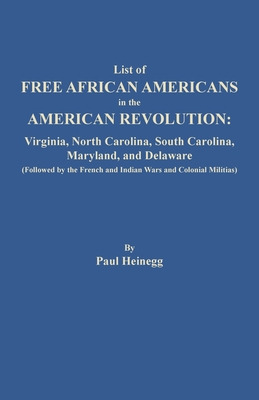 Libro List Of Free African Americans In The American Revo...