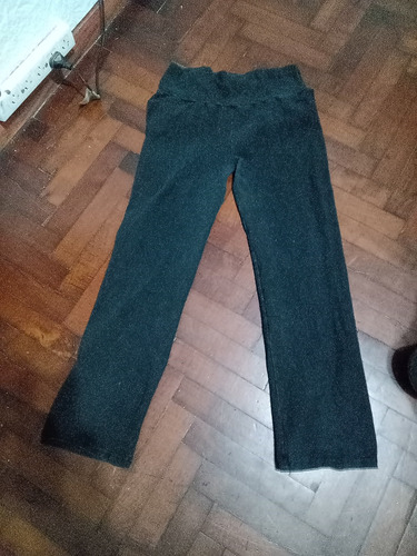 Calza Negra Pantalón Largo Algodón T Xl