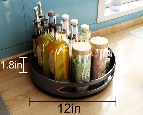 Bultiweud Organizador De Especias Lazy Susan De 1 Nivel, Org