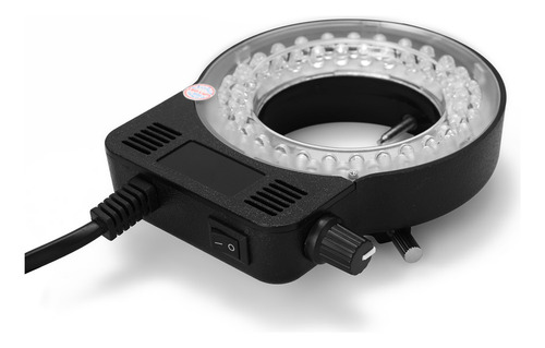 Microscopio Led De Brillo Ajustable Con Luz Redonda
