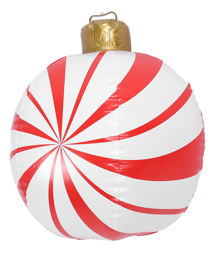 Bola Inflable De Navidad Con Forma De Caramelo De 23.62 PuLG