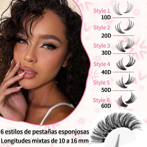 Pestañas Cmayome 590 De Gran Capacidad Para 30+40+50+60+80+1