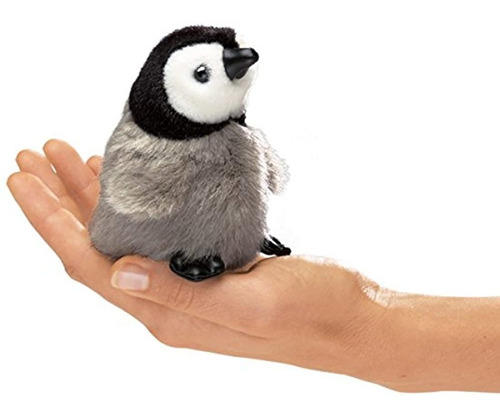 Mini Emperador Pingüino Bebé Dedo Marioneta