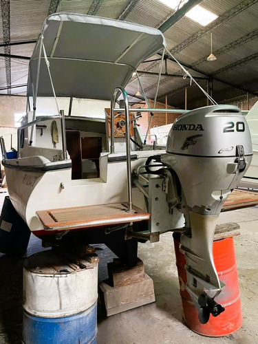 Pilotina Arco Iris Con Motor Honda 20 Hp 4t.