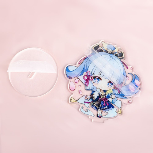 Figura Kamisato Ayaka Chibi Acrílico | Genshin Impact