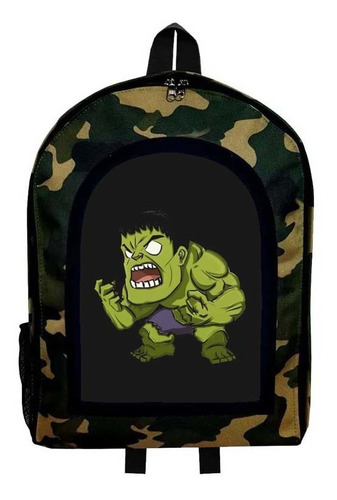 Mochila Camuflada Hulk Nueva Colección Modelo 20