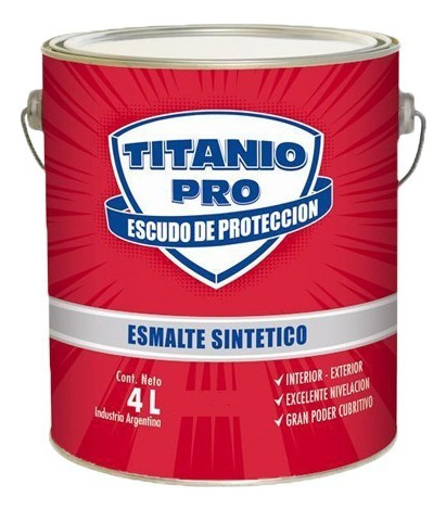 Colorin Titanio Esmalte Sintetico Bte Blanco 1 Lt - Szumik