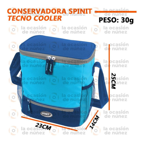 Imagen 2 de 7 de Bolso Termico Spinit Tecno Cooler 5,5 L Canasta Conservadora