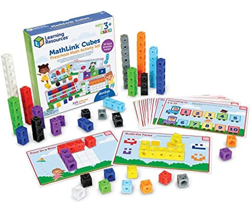 Learning Resources Mathlink Cubes Juego De Actividades De Ma