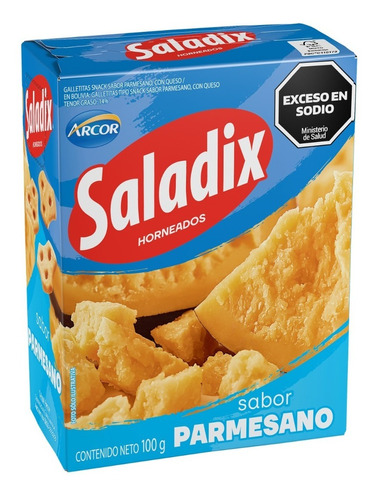 Saladix Sabor Parmesano Snacks X 100 Gr
