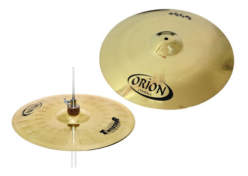 Set De Platillos Bateria Orion Twister Hh 14 + Crash 18