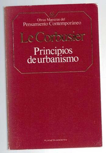 Principios De Urbanismo - Le Corbusier - Arquitectura - 1986