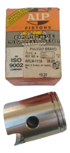 Pistón Piaggio Bravo Med 0.20 Diám 38.4 Perno 10 Solo Piston