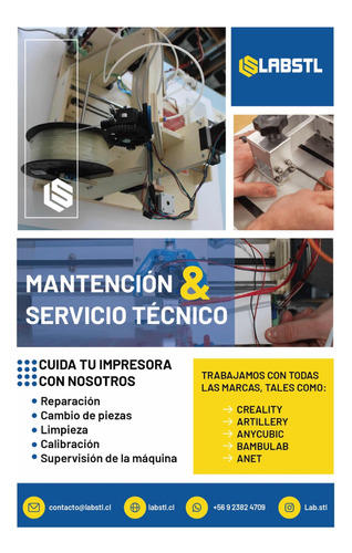 Servicio Tecnico Impresora 3d