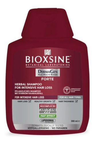 Shampoo Bioxsine Bioxsine Forte en botella de 300mL por 1 unidad