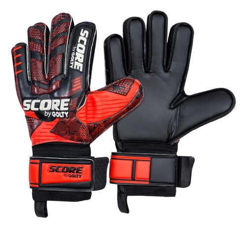 Guantes Golty By Score Competencia-rojo/negro