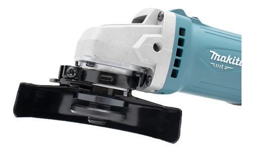 Imagen 7 de 11 de Miniesmeriladora angular Makita MT M0901 color turquesa 600 W 127 V + accesorio