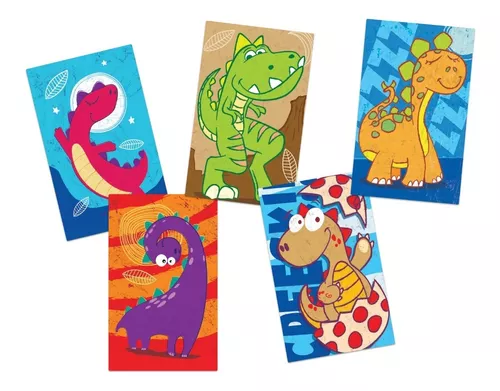 Jogo Super Memória Dinossauros 108 Cartas Brinquedo Infantil