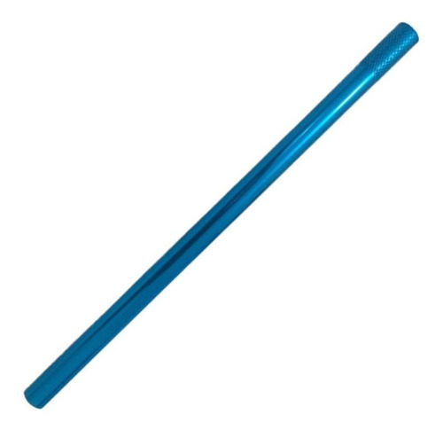 Imagem 1 de 2 de Canote Reto Selim Bmx 22.2 Cruiser Extra Light Anodiza. Azul