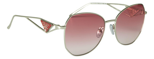 Prada Spr 57ys 1bc-09q Butterfly Shape Silver Pink Gradient (Usado)