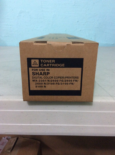 Toner Sharp Mx-2301/2600/3100 Negro Marca Katun