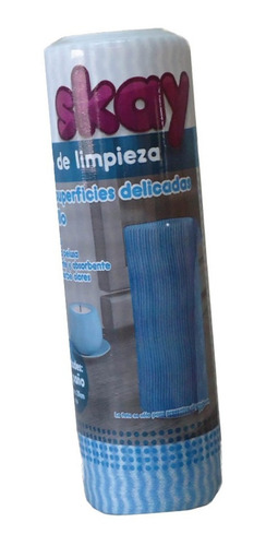 Paño De Limpieza Skay Superficies Delicadas Rollo 40un