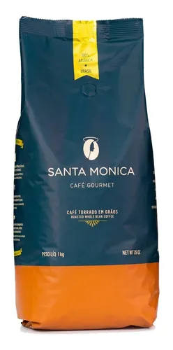 Café Especial 82 pontos Santa Monica Em Grãos 100% Arábica - 1kg