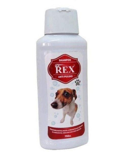 Shampoo Para Cachorro Rex Anti-pulgas 750ml
