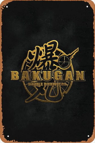 Bakugan Battle Brawlers Anime Manga Japón Pósteres Dorados D