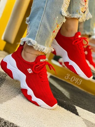 Tenis Zapatos Zapatillas Deportivas Plataforma Damas Mujer