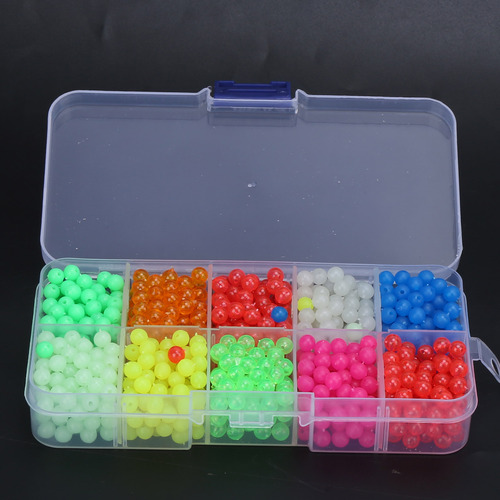Luminous Block Beads 1000 Unidades/feijão Colorido Com Rolha