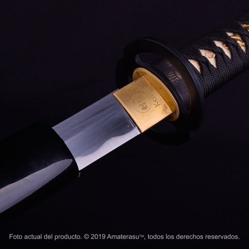 Imagen 4 de 10 de Katana Wakizashi Kensei Musashi Templado Al Aceite Full Tang