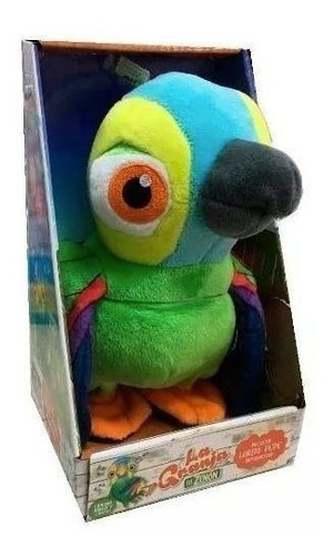 Imagen 1 de 5 de Peluche De La Granja De Zenon Lorito Pepe 22 Cm