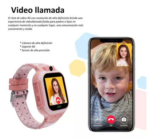 Reloj Inteligente Para Niños Z10 Gps Video Llamada Sos 4g