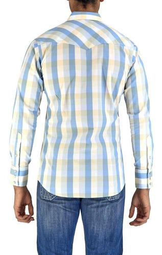 Imagen 3 de 6 de Camisa Vaquera Wrangler Hombre Painted Deser G45