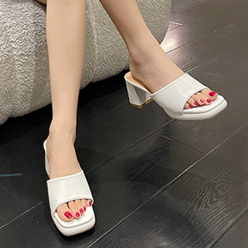 Zapatos De Playa Con Punta Abierta A La Moda Para Mujer, Tac