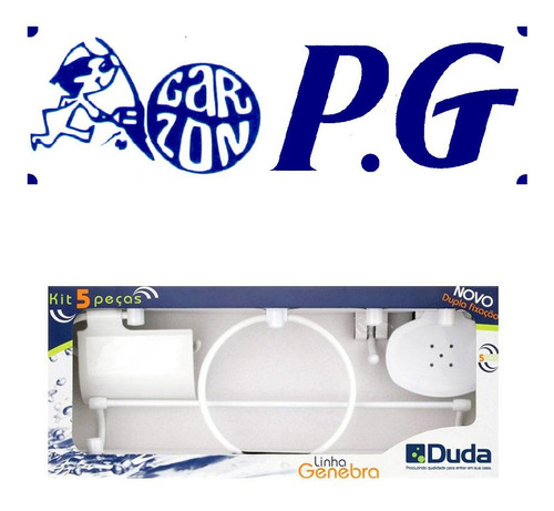 Accesorio Para Baño Genebra 5pc Blanco P G 