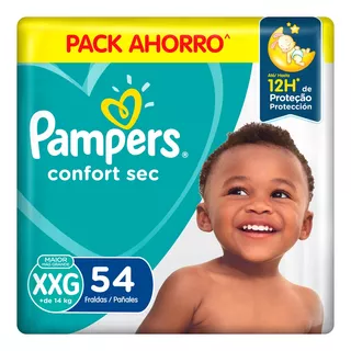 Pañales Pampers Confort Sec Max XXG 54 u