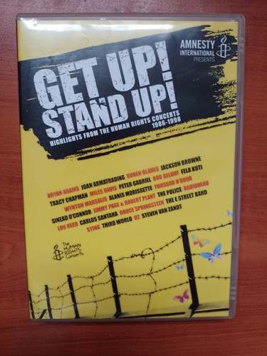 Get Up Stand Up Peter Gabriel Bruce Springsteen Dvd La Plata